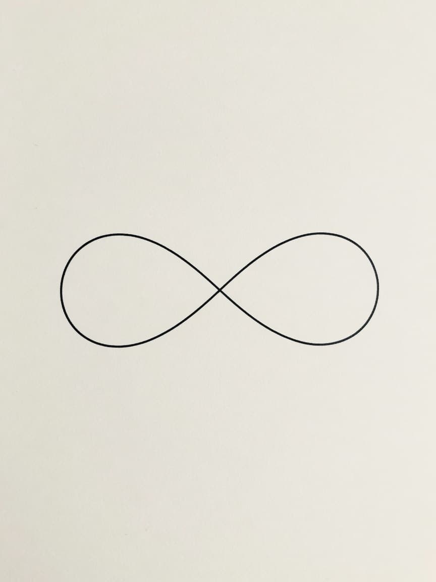 Infinity — Fine Line Tattoo Design #2 — Fine Line tattoo design for the Forearm