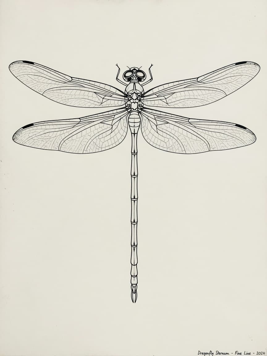 Sacred Heart — Fine Line Tattoo (Sternum) — Fine Line sacred-heart tattoo design