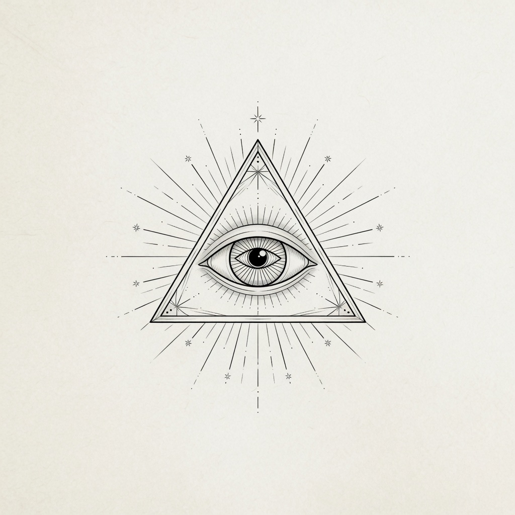 Eye — Fine Line Tattoo — Fine Line eye tattoo design