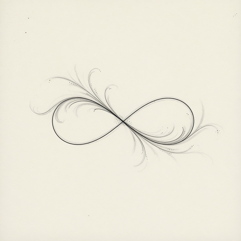 Infinity — Fine Line Tattoo — Fine Line infinity tattoo design