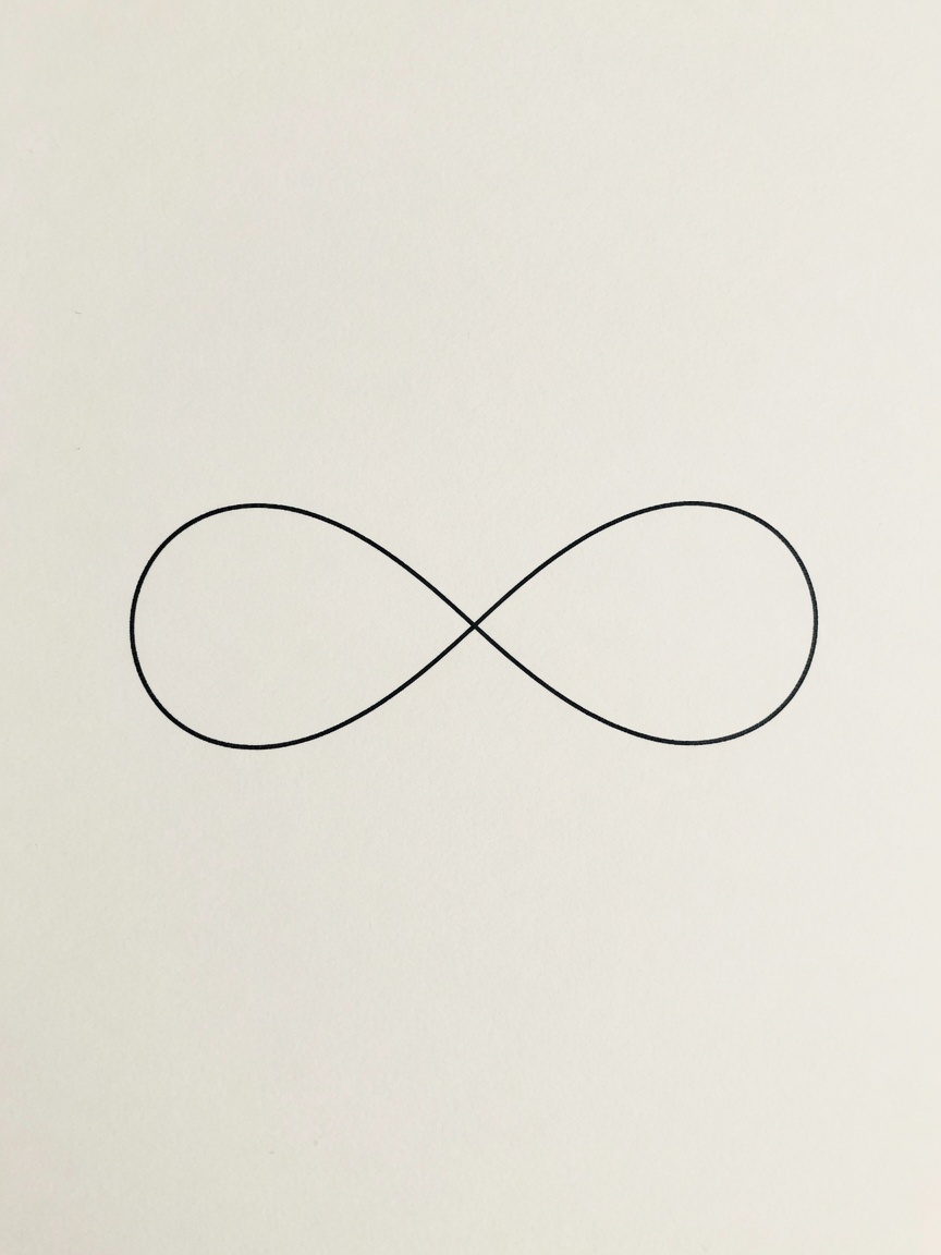 Infinity — Fine Line Tattoo — Fine Line infinity tattoo design